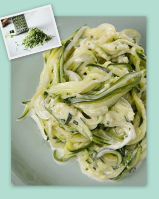 Creamy Zucchini Noodles